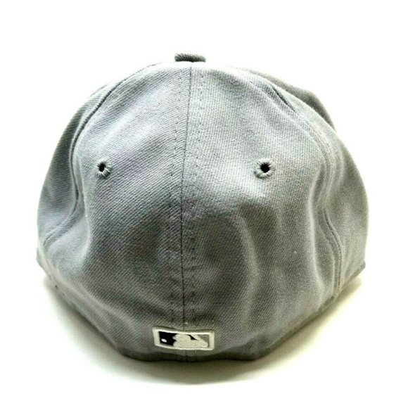 New Era MLB San Francisco Giants Baseball 59fifty 7" Hat Cap Gray Black Letters - Picture 4 of 6